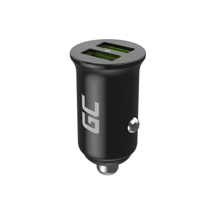 Green Cell Ładowarka samochodowa GC PowerRide Nano36 36W 6A 2x USB-A