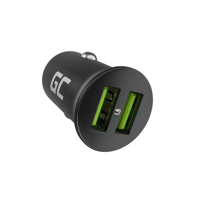 Green Cell Ładowarka samochodowa GC PowerRide Nano36 36W 6A 2x USB-A