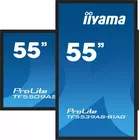 IIYAMA Monitor 55 cali TF5539AS-B1AG,IPS,4K,HDMIx2,DP,RJ45,3xUSB,2x10W,      ANDROID,24/7,IP65