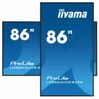 IIYAMA Monitor 86 cali LH8664UHS-B2AG,24/7,IPS,ANDROID.11,4K,3xHDMI,RJ45,    2xUSB,WiFi