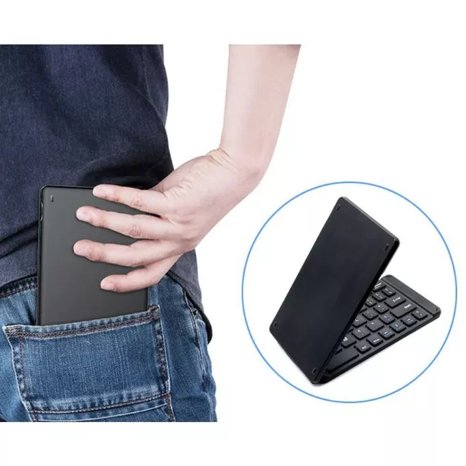 Techly Klawiatura bezprzewodowa BT 3.0 składana
