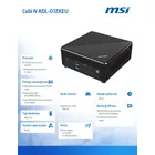 MSI Mini PC Cubi N ADL-072XEU   nOS/N200/4GB/128PCIE/WiFi/AC/BT/Black