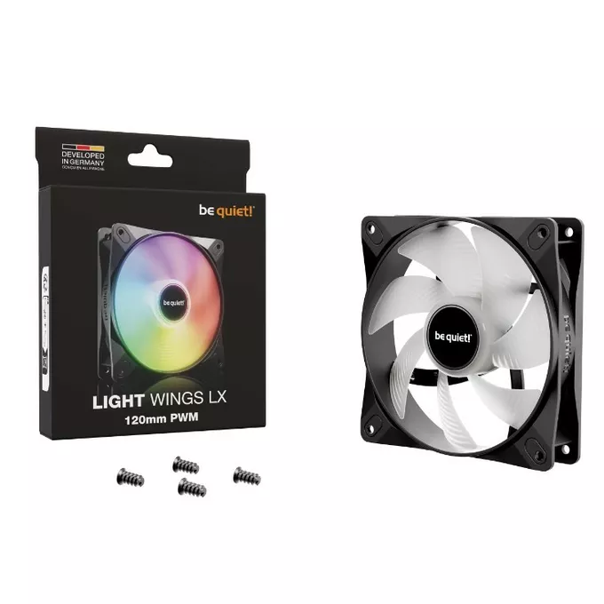 Be quiet! Wentylator Light WingsLX 120 mm PWM
