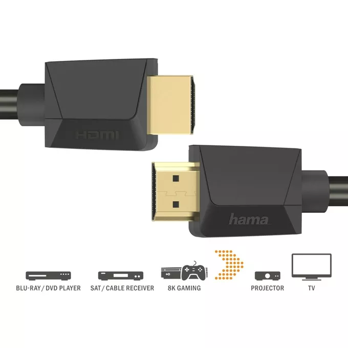 Hama Kabel HDMI 2.1 ultra high speed 8k 2m