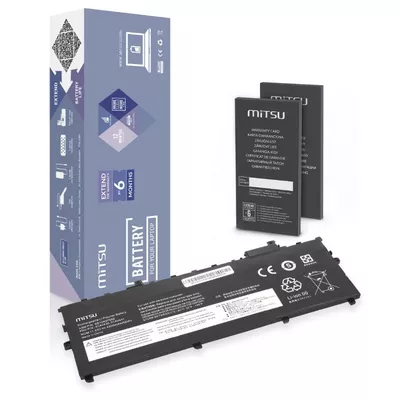 Mitsu Bateria 01AV430 do Lenovo ThinkPad X1 Carbon 5 6 2017 2018 4800 mAh (55 Wh) 11.55V