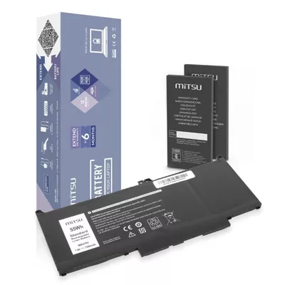 Mitsu Bateria MXV9V do Dell Latitude 5300 5310 7300 7400 7200 mAh (55 Wh) 7.6V (7.4V)