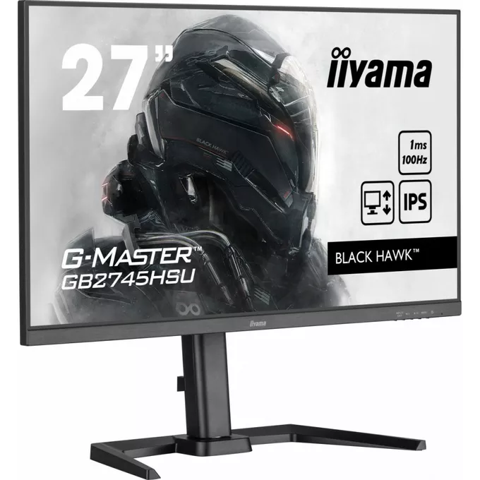 IIYAMA Monitor 27 cali GB2745HSU-B2 IPS,FHD,100Hz,1ms,2xUSB,300cd