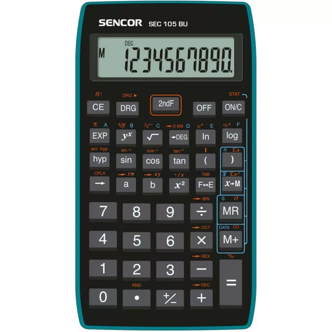 Sencor Kalkulator szkolno - naukowy SEC 105 BU 10 cyfr 56 funkcji