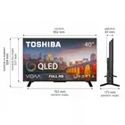 Toshiba Telewizor LED 40 cali 40QV2F63DG