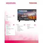 Toshiba Telewizor QLED 32 cale 32QV2F63DG