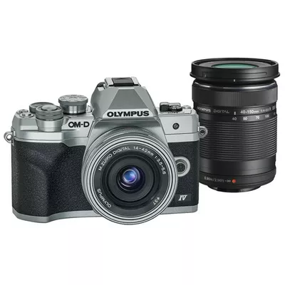 Olympus Aparat OM-D E-M10 Mark IV + 14-150mm silver