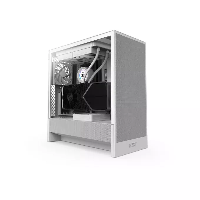 NZXT Obudowa H5 FLOW RGB Midi Tower z oknem (2024) Biała
