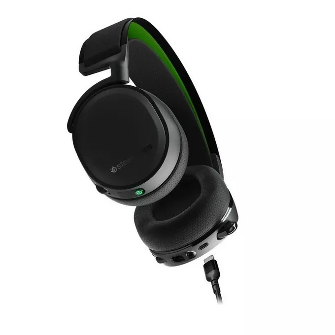 SteelSeries Słuchawki Arctis 7X+ bezprzewodowe z mikrofonem Nauszne Czarne