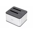 Digitus Stacja dokująca USB 3.0 Super Speed do 2x SSD/HDD 2.5/3.5&quot; SATA III max.2x20TB z funkcją klonowania