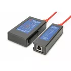 Digitus Tester kabli sieciowych i komunikacyjnych LED, kat.5e-kat.6A, (RJ45, RJ12, RJ11), Auto-Scan z PoE