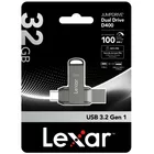 Lexar Pendrive Dual Drive D400 32GB USB-C/A 3.1 100MB/s