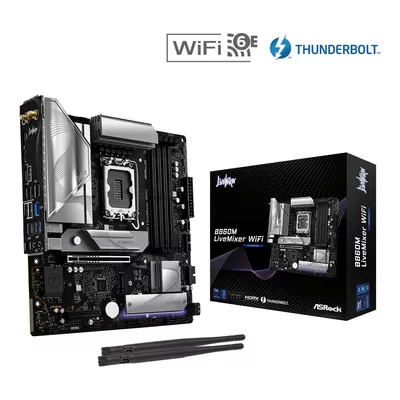 ASRock Płyta główna B860M LIVEMIXER WIFI s1 851 4DDR5 mATX