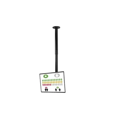 B-Tech AV Mounts Teleskopowy uchwyt sufitowy B-Tech BT8420/B