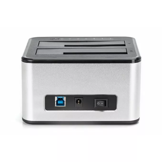 Digitus Stacja dokująca USB 3.0 Super Speed do 2x SSD/HDD 2.5/3.5&quot; SATA III max.2x20TB z funkcją klonowania