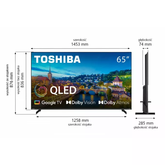 Toshiba Telewizor QLED 65 cali 65QG5E63DG