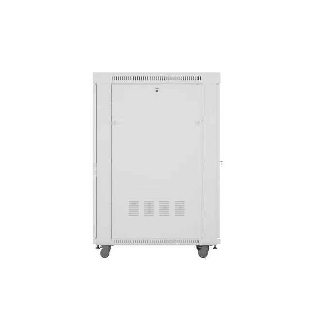 Lanberg Szafa instalacyjna rack stojąca 19 cali 27U 800x1000 drzwi perforowane LCD szara (Flat pack)