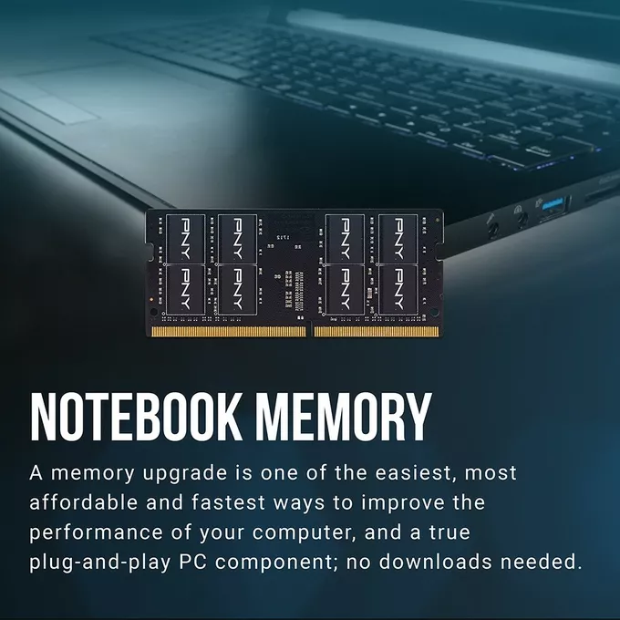 PNY Pamięć notebookowa 16GB DDR4 SODIMM 3200 MN16GSD43200-TB