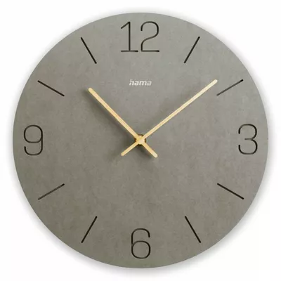 Hama Zegar ścienny 30cm Crete MDF