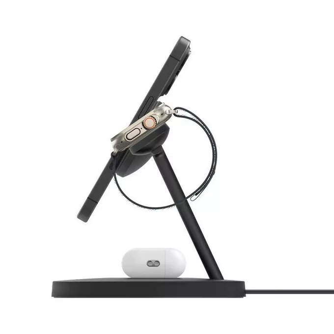 Belkin Ładowarka Boost Charge Pro 3w1 Qi2 15W regulowana, czarna