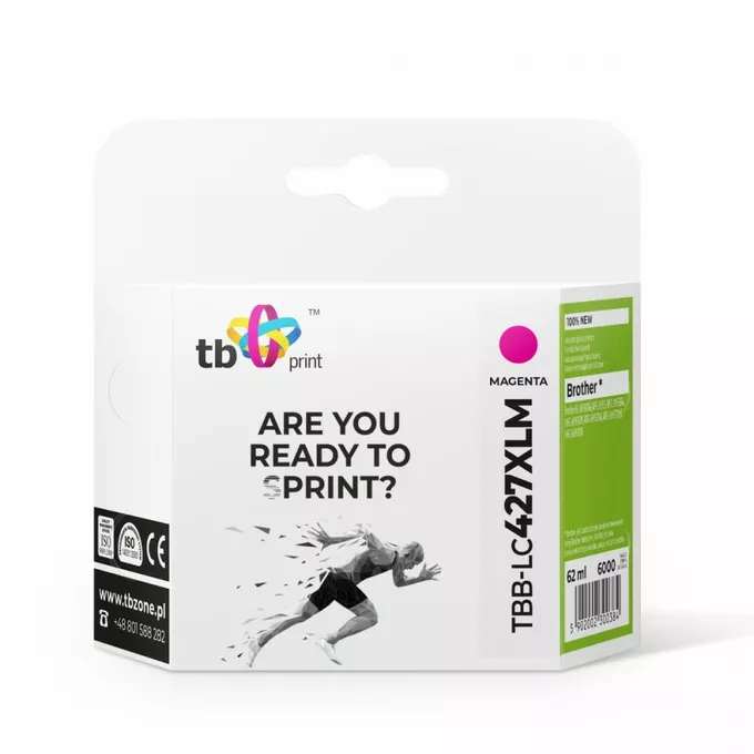 TB Print Tusz do Brother MFC-J5955DW TBB-LC427XLM 100% nowy magenta