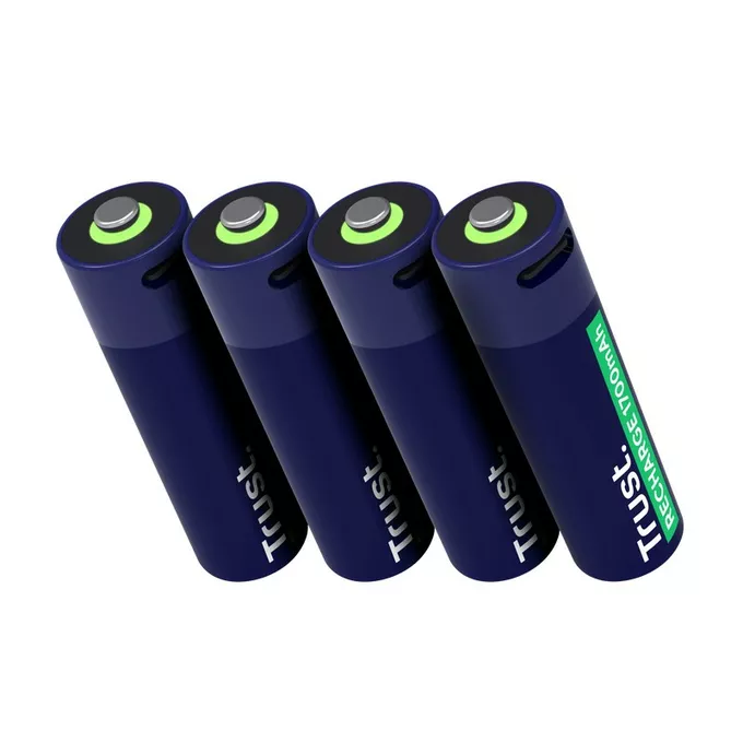 Trust Baterie akumulatory AA USB-C 4 sztuki