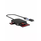 IcyBox Czytnik Kart CF,TF,SD,microSD, Type-C+A, IB-CR302-CU3