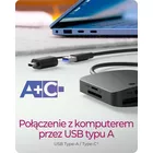 IcyBox Czytnik Kart CF,TF,SD,microSD, Type-C+A, IB-CR302-CU3