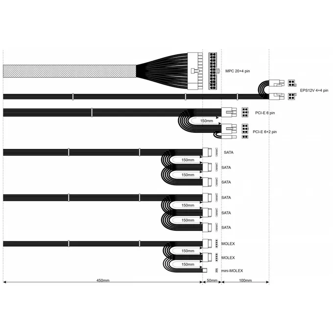 AKYGA Zasilacz ATX AK-U4-400 400W 80+ Bronze