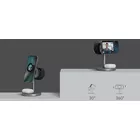 AUKEY LC-MC311A 3w1 15W Qi2 chłodząca ładowarka bezprzewodowa MagSafe + ładowarka PD 30W