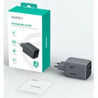 AUKEY Ładowarka sieciowa PA-C3 3xUSB (2xUSB-C + 1xUSB-A) 67W 5A QC5.0 PD3.0 AFC PPS FCP SCP