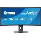 IIYAMA Monitor 34 cali XCB3494WQSU-B1 VA,UWQHD,1500R,2xHDMI,DP,2xUSB,2xUSB-C