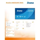 IIYAMA Monitor 65 cali LH6564UHS-B1AG, 24/7,VA,ANDROID14,4K,500cd,5000:1,    2xHDMI ,USB-C,RJ45, RS-232c, IR, 2x10W, 2xUSB, UCHWYT ŚCIENNY,iiSignage2,WiFi,Fa
