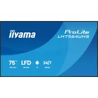 IIYAMA Monitor 75 cali LH7564UHS-B1AG, 24/7,VA,ANDROID14,4K,500cd,5000:1,    2xHDMI ,USB-C,RJ45, RS-232c, IR, 2x10W, 2xUSB, UCHWYT ŚCIENNY,iiSignage2,WiFi,Fa