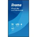 IIYAMA Monitor 75 cali LH7564UHS-B1AG, 24/7,VA,ANDROID14,4K,500cd,5000:1,    2xHDMI ,USB-C,RJ45, RS-232c, IR, 2x10W, 2xUSB, UCHWYT ŚCIENNY,iiSignage2,WiFi,Fa