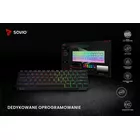 Savio Klawiatura mechaniczna BLACKOUT X2  OUTEMU Red, Hot Swap