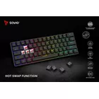 Savio Klawiatura mechaniczna BLACKOUT X2  OUTEMU Red, Hot Swap