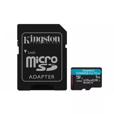 Kingston Karta microSD 1TB CanvasGo! Plus 200MB/s A2 U3 V30 + adapter