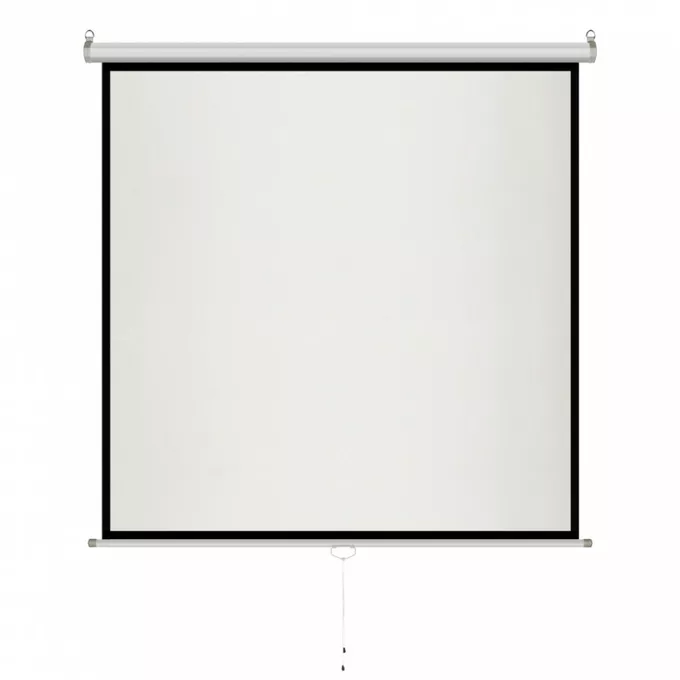 ART Ekran ręczny półautomat 1:1 96&quot; 244x244cm MS-96 1:1