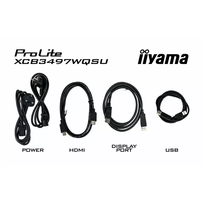 IIYAMA Monitor 34 cali XCB3494WQSU-B1 VA,UWQHD,1500R,2xHDMI,DP,2xUSB,2xUSB-C