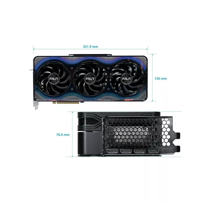 Palit Karta graficzna GeForce RTX 5070 Ti GAMEROCK 16GB GDDR7 256bit 3DP/HDMI