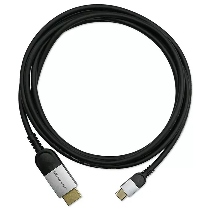 Qoltec Kabel Adapter USB-C na HDMI high speed 4K | 60Hz | 32AWG | 2m