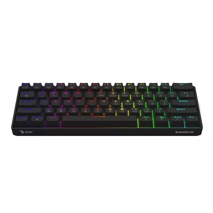 Savio Klawiatura mechaniczna BLACKOUT X2  OUTEMU Red, Hot Swap