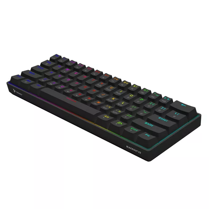 Savio Klawiatura mechaniczna BLACKOUT X2  OUTEMU Red, Hot Swap