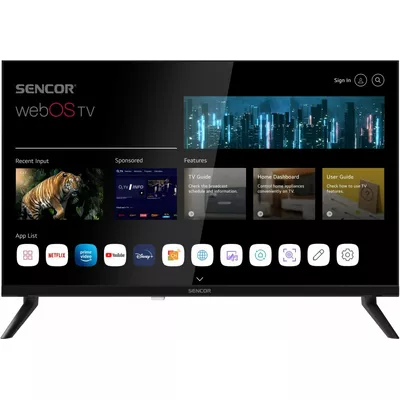 Sencor Telewizor 24 cale SMART webOS LG DVB-T/T2/C/S/S2 BT5
