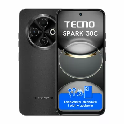 TECNO Smartfon Spark 30C 4/128 Orbit Black